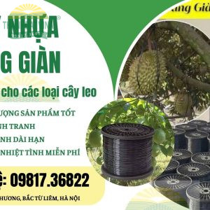 Dây cáp nhựa căng giàn, dây nhựa làm giàn leo cho các loại cây leo