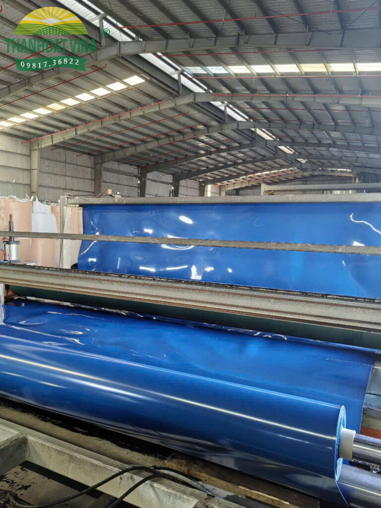 bạt hdpe màu xanh lam