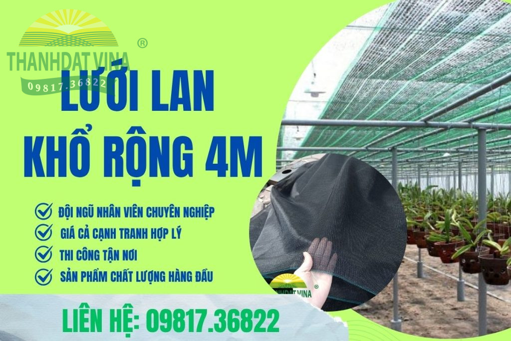 lưới lan khổ 4m