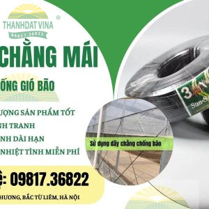 Dây Chằng Mái Nhà Kính 3S Chuyên Dụng (DÂY CHỐNG BÃO)