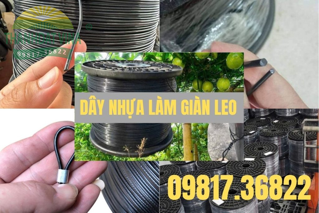 dây nhựa làm giàn leo