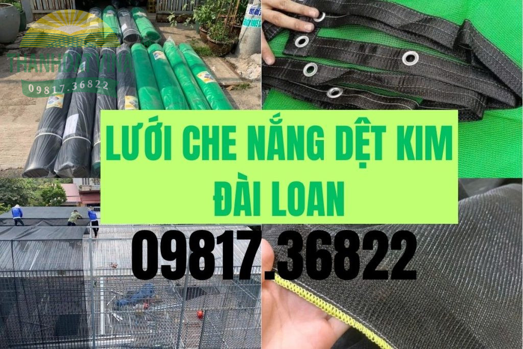 lưới che nắng dệt kim đài loan