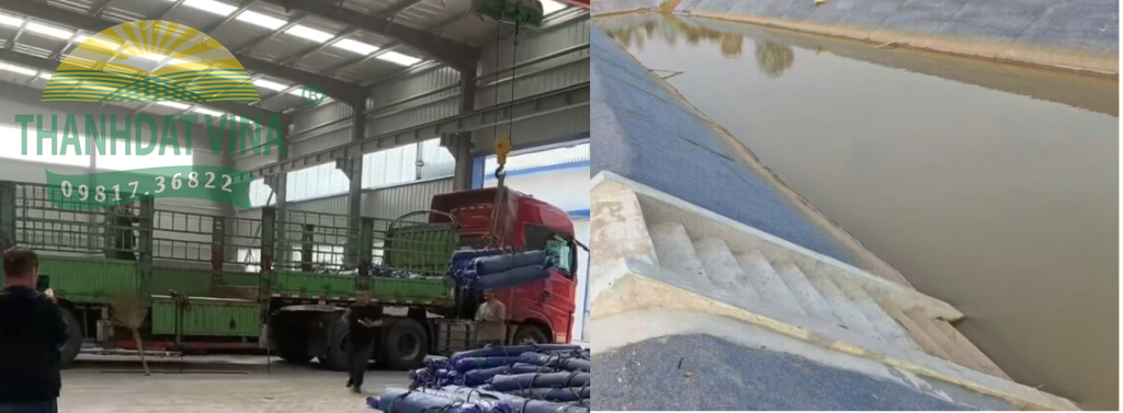 XUẤT CHĂN XI MĂNG CHO KHÁCH