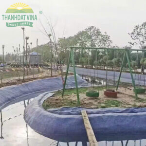 thi công bê tông vải cuộn