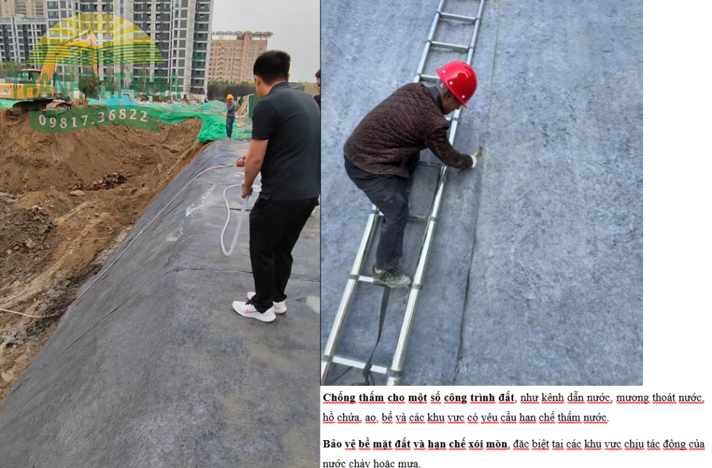 THI CÔNG VẢI BÊ TÔNG