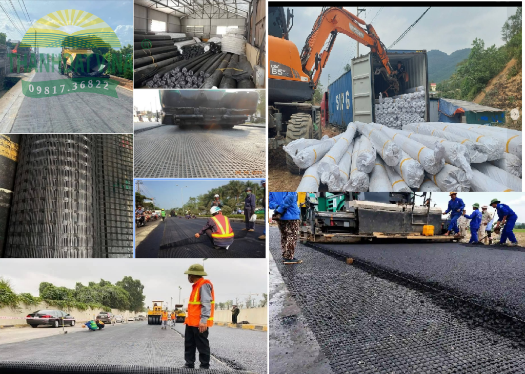 Thi Công Lưới Địa Kỹ Thuật 100kN Đúng Chuẩn