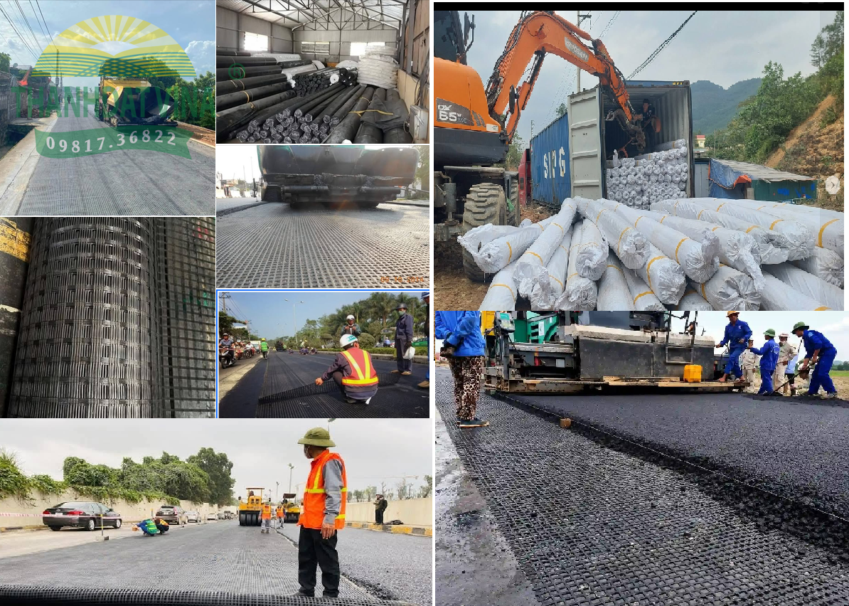 Thi Công Lưới Địa Kỹ Thuật 100kN Đúng Chuẩn